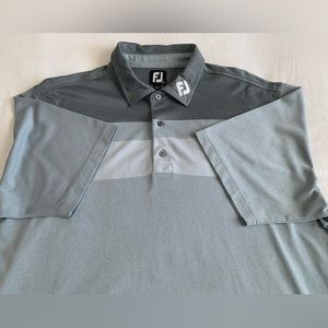 FootJoy Men's Short Sleeve Golf Shirt XL Gray